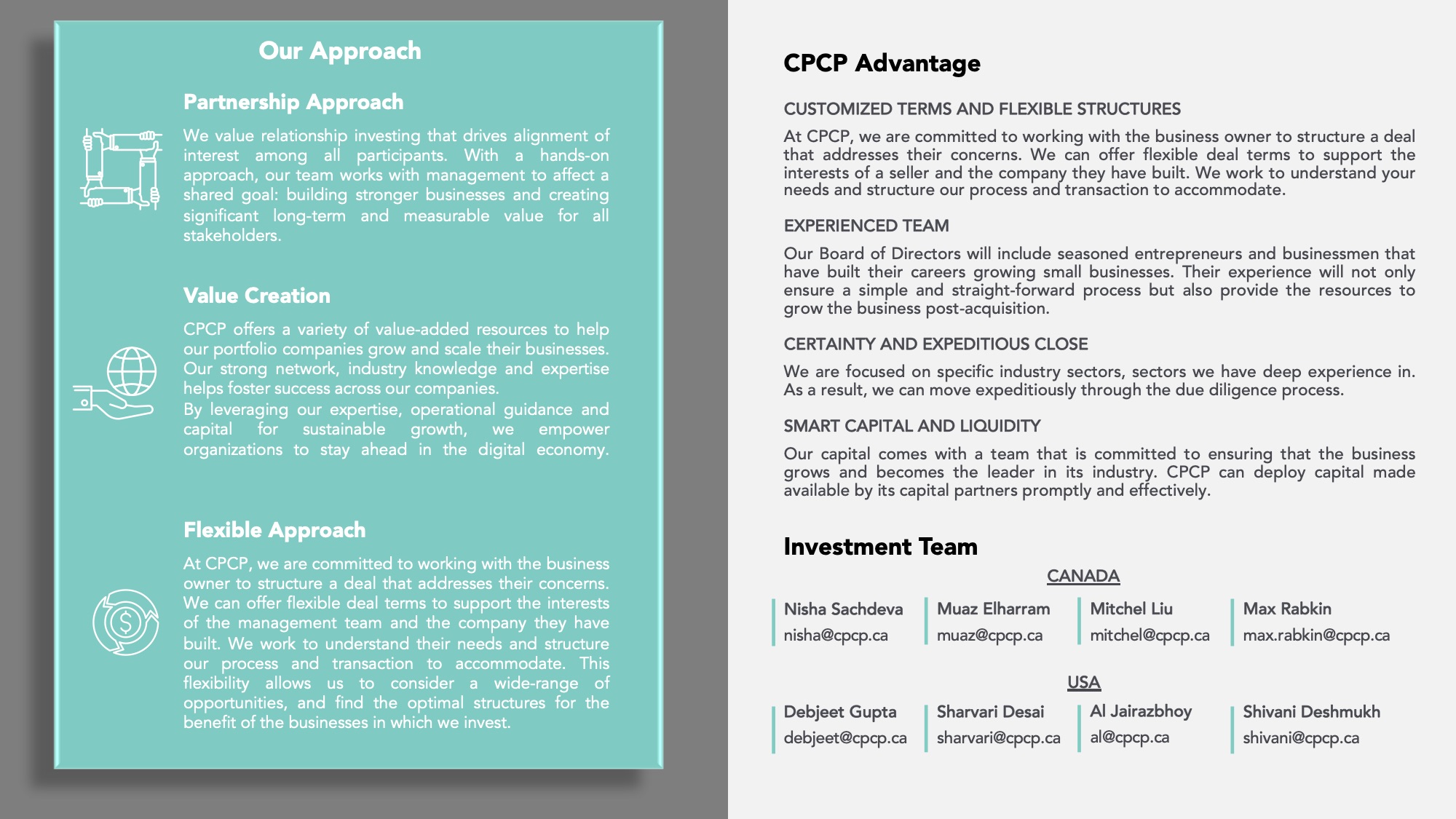CPCP – Private Equity Overview
